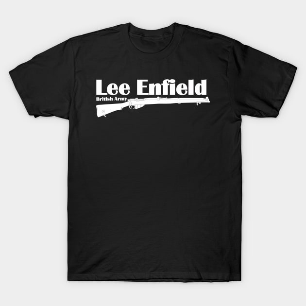 A real militarist! British Lee Enfield Mk III rifle T-Shirt by FAawRay